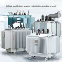 Transformateur de distribution triphasé immergé dans l'huile de haute qualité 10 kV 11 kV vers 380 V 400 V pour l'énergie électrique hydroélectrique industrielle