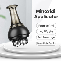 2025 tendance 4ml rouleau boule distributeur de cheveux applicateur d'huile cuir chevelu Massage peigne huile essentielle Massage peigne