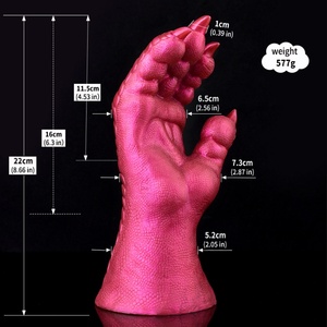 กรงเล็บมังกรซิลิโคน NNSX มือเทียมแฟนตาซี กรงเล็บมังกรสำหรับนวดกระตุ้นหัวนมและคลิตอริส ของเล่นทางเพศสำหรับผู้หญิง - Product Image 4