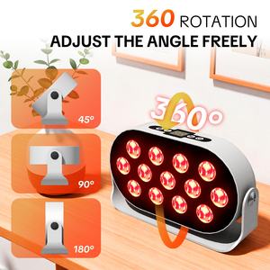 Thérapie par lumière rouge pour le <span class=keywords><strong>visage</strong></span>, panneau de thérapie par lumière rouge portable avec lunettes de protection, thérapie par lumière rouge infrarouge 660nm 850nm - Product Image 5