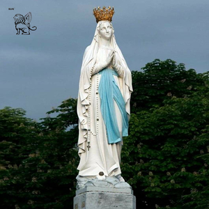 Estatuas Religiosas <span class=keywords><strong>Grandes</strong></span> <span class=keywords><strong>para</strong></span> Exteriores de Tamaño Personalizado, Escultura de la Virgen María en Mármol <span class=keywords><strong>para</strong></span> Jardín de Iglesia - Product Image 2
