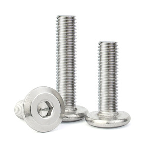 Nhà Máy Giá M6 M8 thép không gỉ Hex ổ cắm phẳng đầu vít GB tiêu chuẩn Allen Bolt đồ nội thất kết nối ván ốc vít - Product Image 1