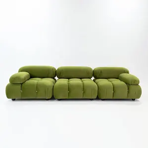 Kain Warna-warni Bagian L Bentuk Sofa Ruang Tamu Modern Nordic Sofa Modular Besar Sofa Sudut Modern Berbentuk L Sofa Ruang Tunggu