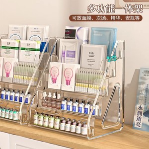 Acrylic Tiered Cosmetic Display Stand 4 Layers Desktop Skincare Organizer For Makeup Storage - Product Image 4