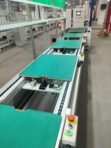 Fabricante-Suministro de cadena de doble velocidad Línea de montaje Transportador de productos electrónicos con correa de goma - Product Image 2