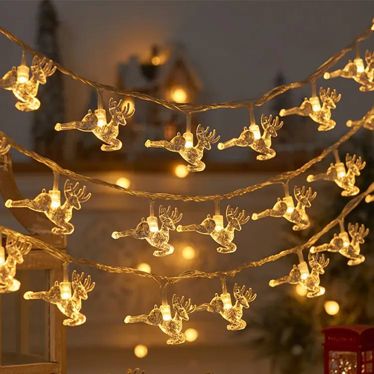 Sprookjesachtige Lichtslingers Nieuwjaar Kerstboom Bruiloft Huis Indoor Outdoor Decor Led Slinger Light Kinderkamer Ster Decoratief