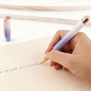 Custom Logo High Quality 1.0mm <b>Erasable</b> Business Gift Classic Design Rainbow Color Metal Fountain <b>Pen</b> Promotional Ballpoint <b>Pens</b> - Product Image 5