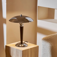 Lampe de table UFO flexible et écologique, personnalisable en gros, style Wabi-Sabi rétro Bauhaus, éclairage LED E14 pour chambre à coucher