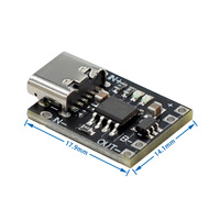 Module intégré de charge et de décharge 5V, carte de protection de charge de batterie lithium 18650 37V/42V avec port Type-C