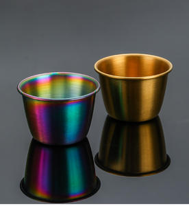 Desain tunggal emas Upgrade pemegang Taco baja tahan karat berdiri Taco pemegang dengan cangkir saus - Product Image 5