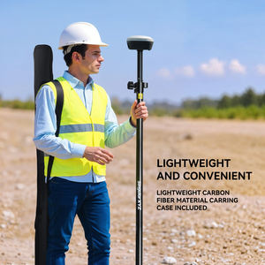 SingularXYZ 2,6 m Kohle faser <span class=keywords><strong>GPS</strong></span>-Pol GNSS RTK Base Rover Zubehör Total station Land vermessung Instrumenten teile Zubehör - Product Image 1