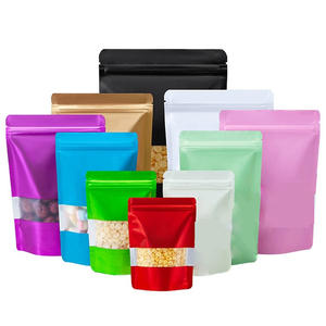 Bolsa de soporte de ventana transparente de alta calidad, bolsa colorida Mylar Doypack con cremallera, papel de aluminio, plástico PET para embalaje de alimentos para bebés - Product Image 1