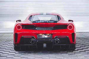 ชุดแต่งตัวถังคาร์บอนไฟเบอร์แบบแห้งเต็มรูปแบบสไตล์ Pista สำหรับ Ferrari 488 GTB Spyder F488 คุณภาพสูง ติดตั้งได้อย่างพอดี - Product Image 6