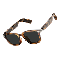 Lunettes intelligentes G01 avec haut-parleurs sans fil, traduction IA en temps réel, appels mains libres, monture en titane tendance