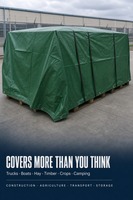 Bâche en PE bleue, toile tissée en HDPE, revêtement en LDPE, couverture imperméable de moyenne résistance pour tente, camion, bateau, usage agricole