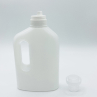 Bouteille en plastique HDPE de couleur personnalisée 1 litre de détergent à lessive liquide conteneurs de nettoyage ménager