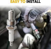 Bougie d'allumage pour moto Iridium F6RTC, 2 pièces, remplacement/compatible pour ATV/Dirt Bike