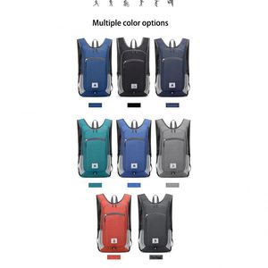 Mochila Plegable Impermeable Mini Mochila Plegable Impermeable de Viaje Ligera de Poliéster - Product Image 6