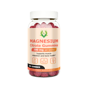OEM/ODM Magnesium Citrate Gummies DIetary <b>Supplement</b> with Magnesium Supports Muscle Relaxation and Bone Health Gummies - Product Image 1