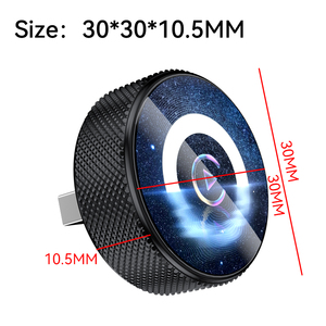 Mini Gold Compact and Portable Car play <b>Adapter</b> 2 in 1 USB Port Wireless CarPlay Android Auto <b>Universal</b> - Product Image 2