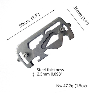 <span class=keywords><strong>Porte</strong></span>-clés LFEDC <span class=keywords><strong>Porte</strong></span>-clés multi-outils <span class=keywords><strong>Porte</strong></span>-clés Smart Pocket Clip Outils de poche avec ouvre-bouteille Coupe-<span class=keywords><strong>ceinture</strong></span> - Product Image 3