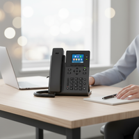 Téléphone VoIP professionnel KS31, triple cœur Cortex A7, 2 comptes SIP, audio HD, écran couleur 2,4 pouces, téléphone IP de bureau professionnel