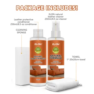Vernice 250ml pelle naturale detergente e balsamo pelle pelle cura Kit