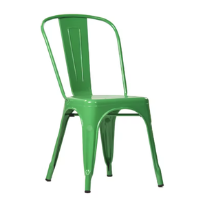 Chaise industrielle en <span class=keywords><strong>fer</strong></span> <span class=keywords><strong>forgé</strong></span> avec dossier, chaise <span class=keywords><strong>de</strong></span> café rétro pour salle à manger, table <span class=keywords><strong>de</strong></span> bar décontractée, style rétro reconstruit - Product Image 5