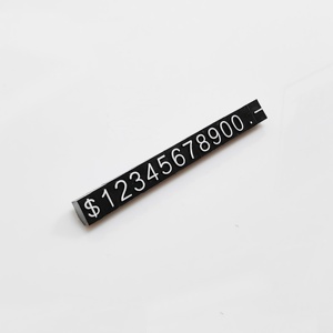 Support d'affichage de <span class=keywords><strong>téléphone</strong></span> réglable en aluminium, élégant, avec bouton-pression pour cubes de prix, étiquettes symbole <span class=keywords><strong>Euro</strong></span>/Dollar, pour présentoir de bijoux et de snacks - Product Image 6