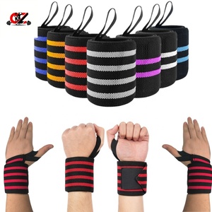 สายรัดข้อมือยกน้ำหนักคุณภาพสูง หลายสี สำหรับฟิตเนส คาลลิสเทนิกส์  รับสกรีนโลโก้ ป้องกันข้อมือสำหรับเล่นกีฬา - Product Image 1