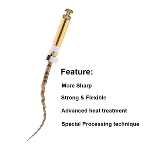 Nhiệt Kích Hoạt Niti Blue Gold Dụng Cụ Nha Khoa CE Phê Duyệt Super Rotary <span class=keywords><strong>Files</strong></span> Đối Với Động Cơ Nội Nha - Product Image 3