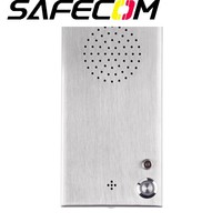 Teléfono de Intercomunicación de Emergencia de Acero Inoxidable 304, Botón de Llamada SOS Montado en la Pared, Teléfono de Seguridad Pública con Manos Libres
