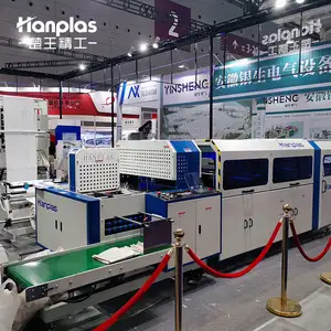 Machine de fabrication de sacs en plastique pliants Hanplas à grande vitesse HP-TF trois/quatre/cinq