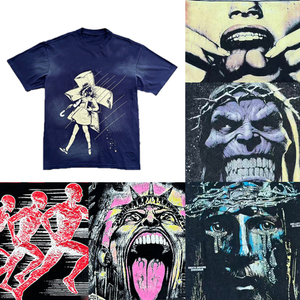เสื้อยืดคุณภาพสูงรุ่นใหม่ล่าสุด ลายดาว แบรนด์ดัง พิมพ์ลายวินเทจ โลโก้ NFC SCAN แขนสั้น ทรงฮิป น้ำหนัก 300 กรัม สไตล์ลำลอง - Product Image 3