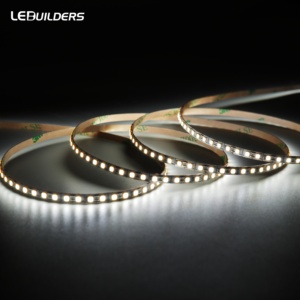 ไฟ LED แบบเส้น พรีเมียม ฟรีคัท 24V 200LEDs SMD ทองแดง บางเฉียบ 5 เมตร แสงวอร์มไวท์ CRI90 สูง ควบคุมด้วยเสียง WiFi ตัดได้ สำหรับบ้าน - Product Image 1