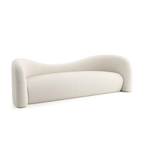 Canapé-lit modulaire en chenille sans armature, en forme de L, surdimensionné, effet nuage, avec sièges profonds pour salon et grands espaces
