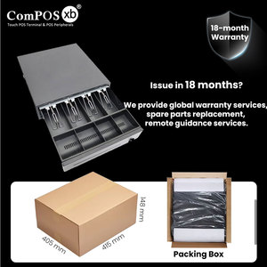 Caja Registradora POS de Escritorio, Alta Seguridad, Compatible con ODM, Compartimentos Ajustables, Construcción Metálica, 3 <span class=keywords><strong>A</strong></span>ños de Garantí<span class=keywords><strong>a</strong></span> - Product Image 3
