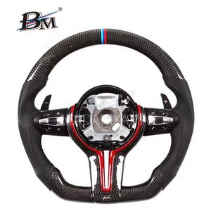Volante de Fibra de Carbono BM para Automóviles BMW Serie M5/F10 2009-2016, Chasis F01 F02 F03 F04 5-7 2015 2016 por BM Volante al por Mayor - Product Image 1