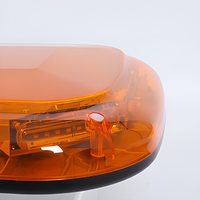 Barre lumineuse d'avertissement LED ambre 12V à montage sur toit pour camion et véhicule de chantier