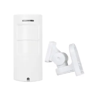 Outdoor Wire Microwave PIR Motion Sensor Waterproof MW Infrared Dual Tech Detector with Rain Cover for Alarm Security System