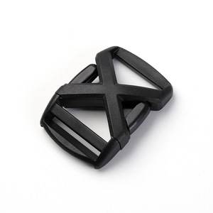 Hebilla de liberación lateral de plástico negro de 38 mm para bolsos, accesorios duraderos y resistentes al desgaste para bolsos - Product Image 1