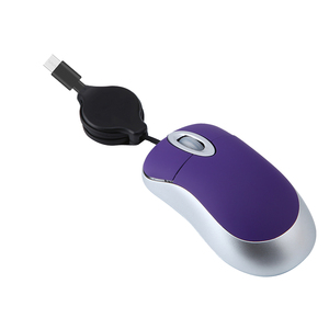 Mini có dây <span class=keywords><strong>USB</strong></span> C Loại C có thể thu vào cáp quang du lịch chuột cho Macbook và tất cả các loại C các thiết bị - Product Image 3