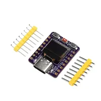 Scheda di Sviluppo ESP32-C3 con Display OLED da 0,42 Pollici a Luce Bianca, Antenna in Ceramica Compatibile WiFi, Type-C ESP32 per Arduino