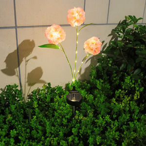 Luces Solares de Jardín LED con Forma de Flor de Diente de León, Lámpara Decorativa para Exteriores, Resistente al Agua, Portátil - Product Image 5