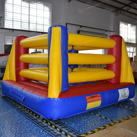 Anneau de boxe gonflable |   Château gonflable certifié CE, garantie 3 ans, sûr et durable, pour fêtes d'enfants, aires de jeux, locations d'événements (Max