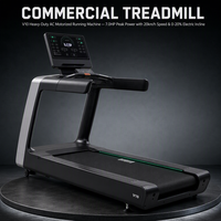 Caminadora Eléctrica Comercial para Gimnasio con Pantalla LCD - Equipo de Entrenamiento Cardiovascular de Alta Resistencia para Uso Doméstico