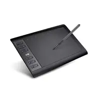 G10 Tablet Gambar Grafis 10X6 Inci, Tablet Digital Level 8192, Pena Pasif untuk Laptop Tablet Ponsel