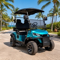 Voiturette de golf électrique Ash Woods 2, 4 ou 6 places, moteur AC 48V 5KW, batterie au lithium, pour le transport de bois de chauffage, avec bac de transport pour allume-feu