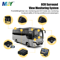 MCY – 8 caméras CMSV6 plate-forme en temps réel APP PC moniteur à distance MDVR 4G GPS WIFI voiture camion DVR véhicule