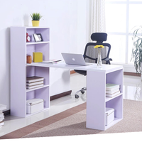 Bureau d'ordinateur moderne pour la maison avec hauteur réglable Bureau de jeu en bois pliable et extensible Caractéristiques Système de refroidissement